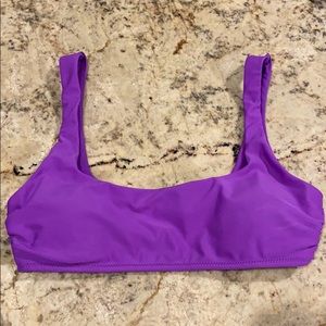 Purple Tank Bikini Top